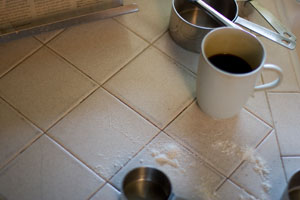 Cinnamon Rolls with Vanilla Icing Cinnamon Rolls with Vanilla Icing baking mess with coffee
