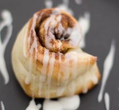 Homemade cinnamon rolls with vanilla icing (and you can keep them in the freezer and bake as needed)