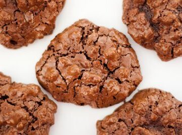 several chocolate cookies