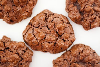 several chocolate cookies