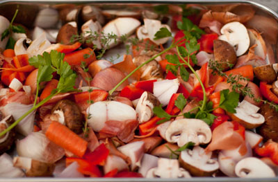 Pacific Northwest Thanksgiving 2010 Menu vegetables