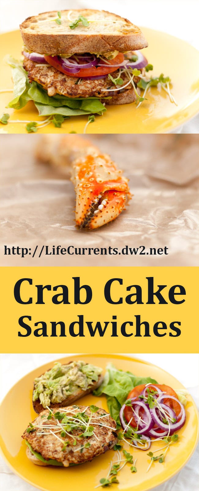 Crab Cake Sandwiches by Life Currents