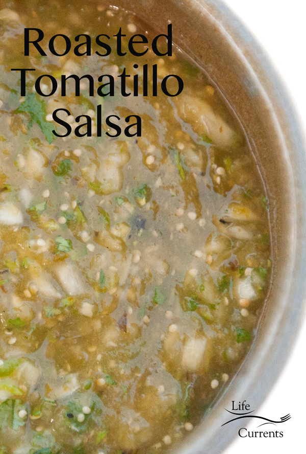 Roasted Tomatillo Salsa Recipe perfect on fish tacos Roasted Tomatillo Salsa Recipe perfect on fish tacos
