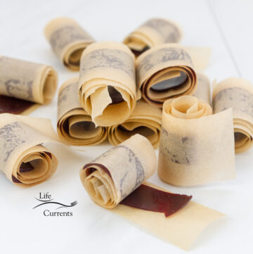 fruit roll ups all stacked up