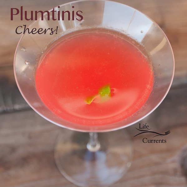 Plumtini. Great for sipping on a hot summer day
