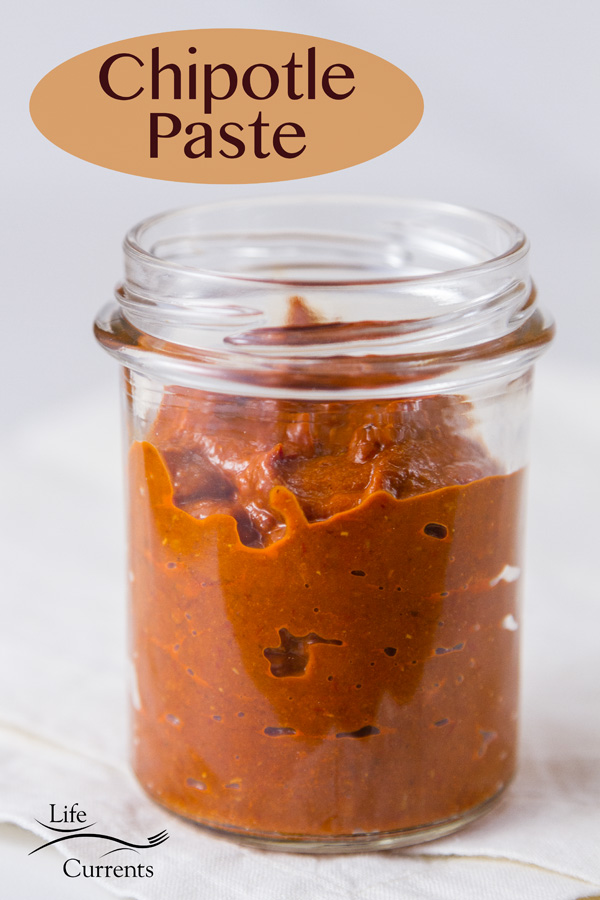 a jar of paste with the title Chipotle Paste on the top