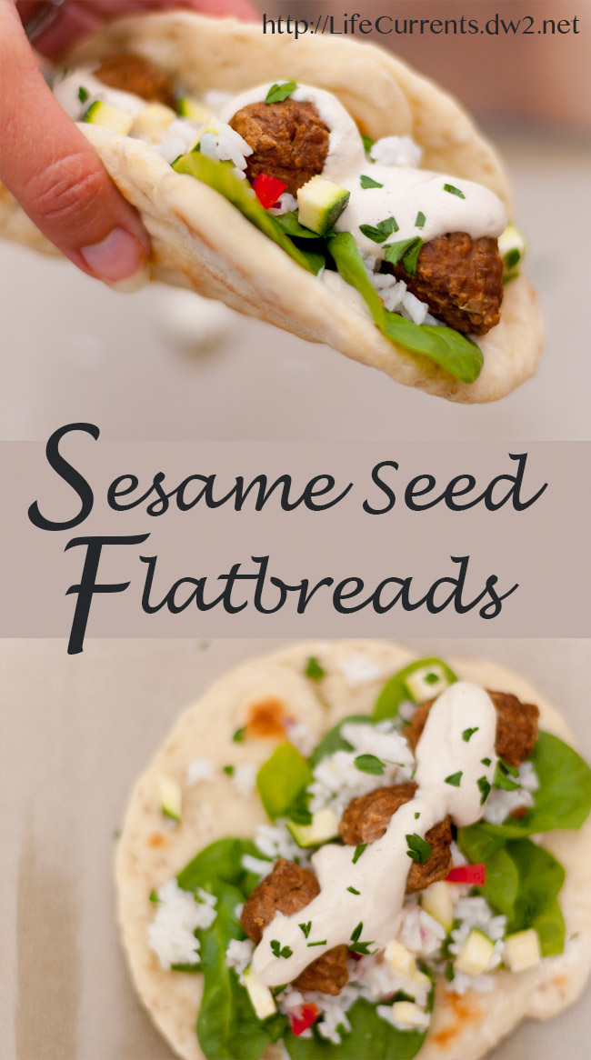 Sesame Seed Flatbread