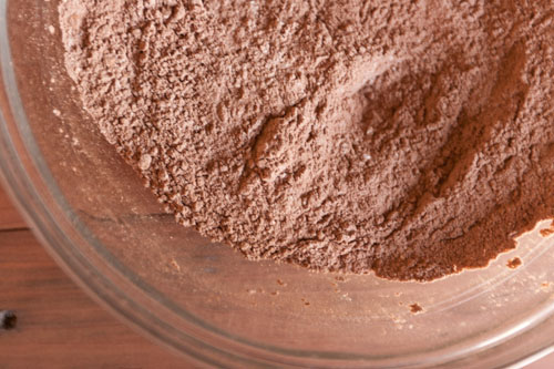 the dry ingredients in a bowl