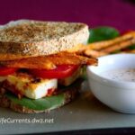 spicy crispy tofu sandwich