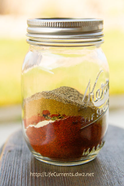 Homemade Taco Seasoning: This Taco Seasoning is ahhh-mazing. It smells so deep and rich. So full of flavor. And, I left the salt out entirely. 