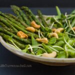 Spring Salad with White Balsamic Basil Vinaigrette | Life Currents https://lifecurrentsblog.com #salad #spring #healthy