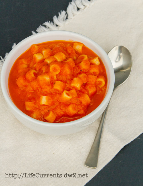 Homemade Spaghettios | Life Currents #copyCat #pasta #spaghettios Spaghettios in a bowl