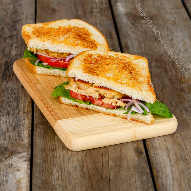 Island Trollers Tuna Cake Sandwiches on Toasted Parmesan Sourdough https://lifecurrentsblog.com #seafood #sustainable #tuna Island Trollers Tuna Cake Sandwiches on Toasted Parmesan Sourdough https://lifecurrentsblog.com #seafood #sustainable #tuna