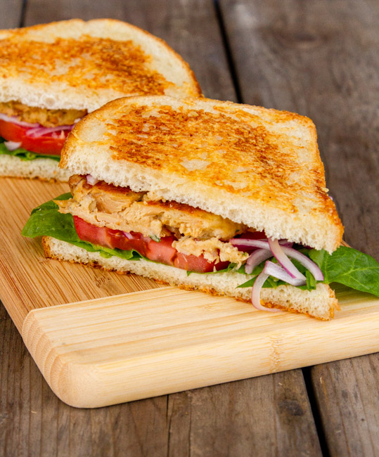 Island Trollers Tuna Cake Sandwiches on Toasted Parmesan Sourdough https://lifecurrentsblog.com #seafood #sustainable #tuna Island Trollers Tuna Cake Sandwiches on Toasted Parmesan Sourdough https://lifecurrentsblog.com #seafood #sustainable #tuna
