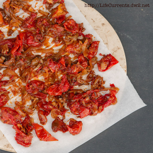 Roasted Tomatoes with Onions  #oven #roasted sun-dried tomatoes 