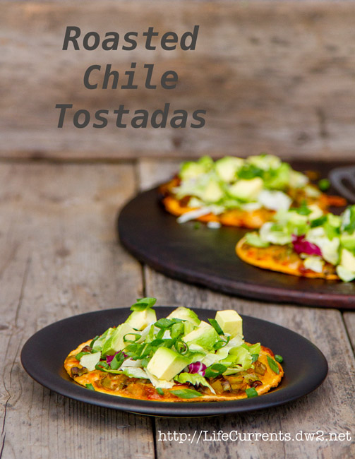 Roasted Chile Tostadas | Life Currents 