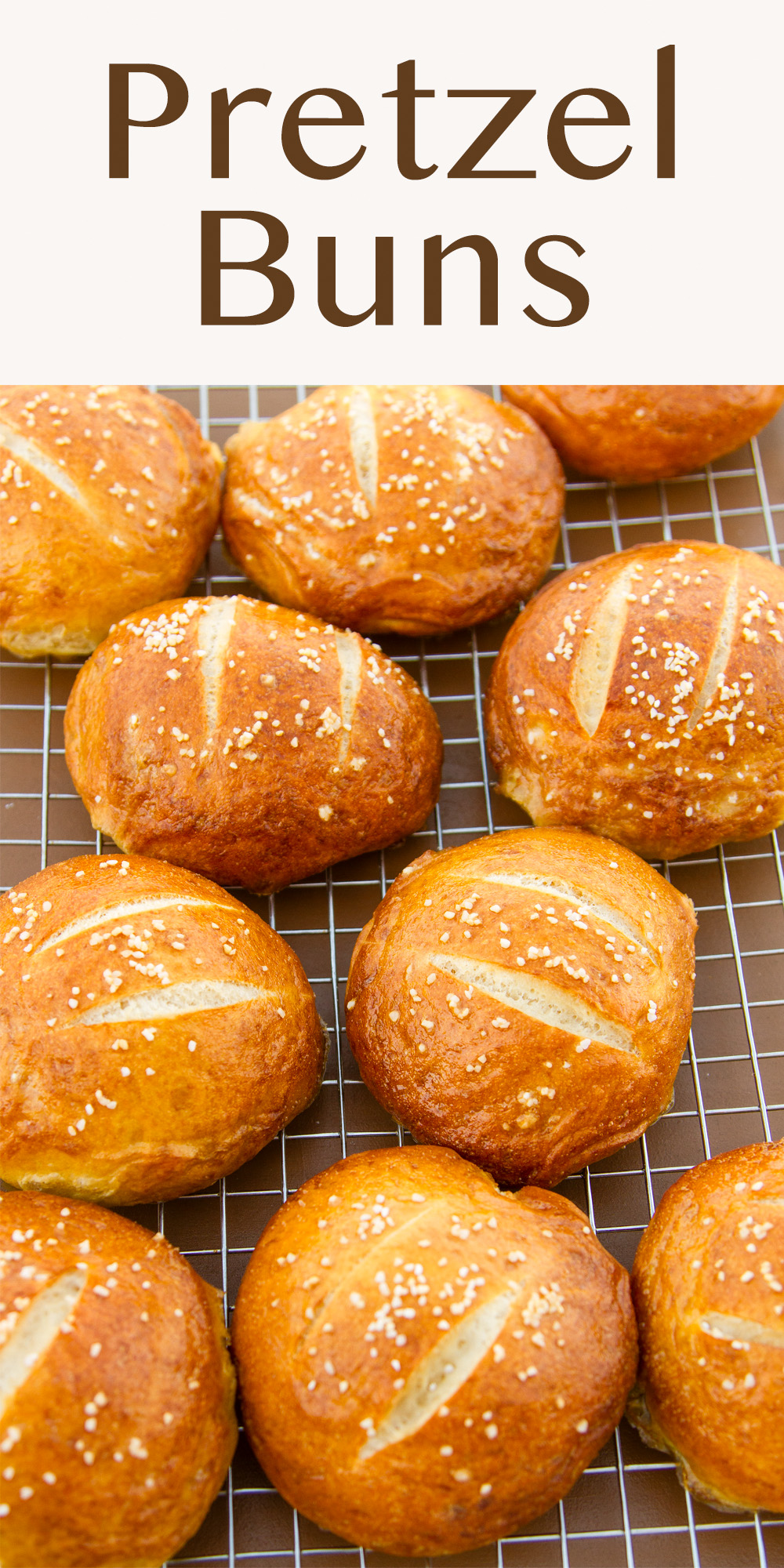 bread buns on a wire rack.