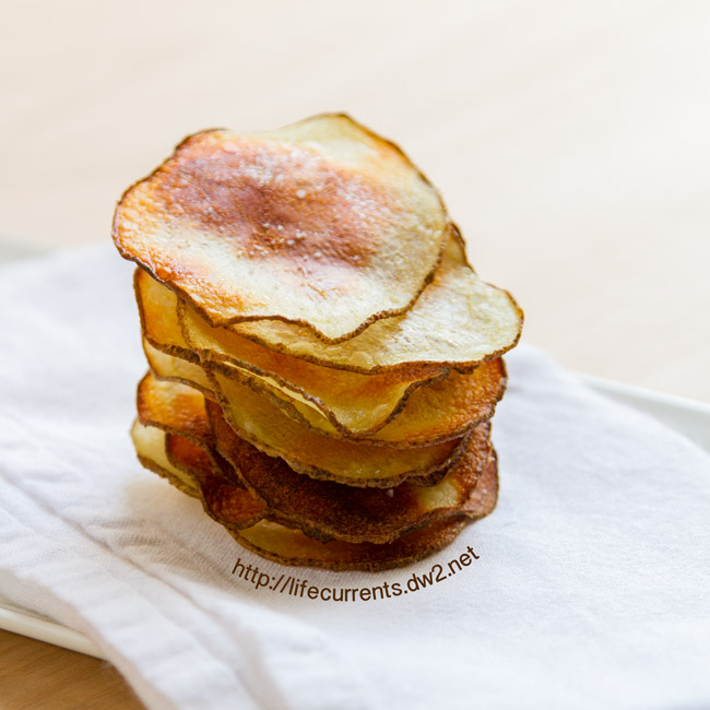 Homemade Baked Potato Chips by Life Currents