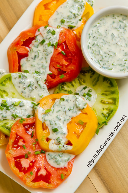 Skinny Buttermilk Ranch Dressing by Life Currents