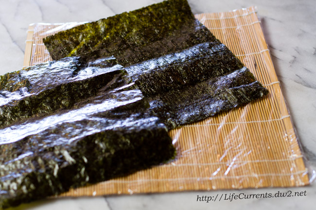 Nori for the Island Trollers Spicy Tuna Roll