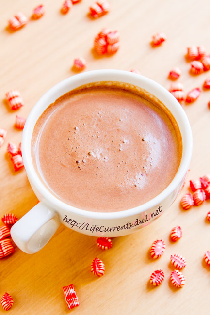 Peppermint Mocha make your own at home and save money. It's easy to make at home and just as yummy if you start with good brewed coffee. by Life Currents https://lifecurrentsblog.com