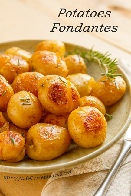 These Potatoes Fondantes, or smashed potatoes, are so delicious! I&rsquo;ve been making them for dinner parties and special events for years, and always get requests for the recipe. 