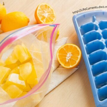 How to Freeze and Save Lemons by Life Currents. A super easy way to have fresh lemon juice all the time!