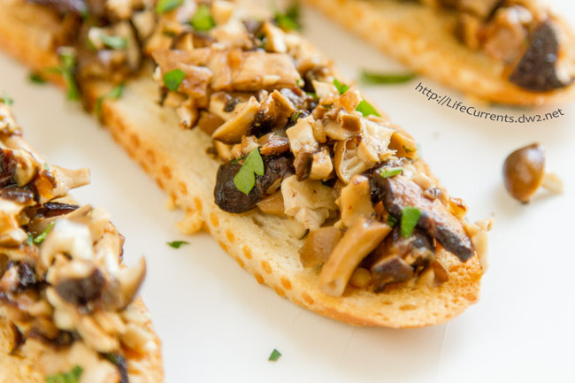 Mushroom Bruschetta is flavour-packed awesomeness on a toast! 