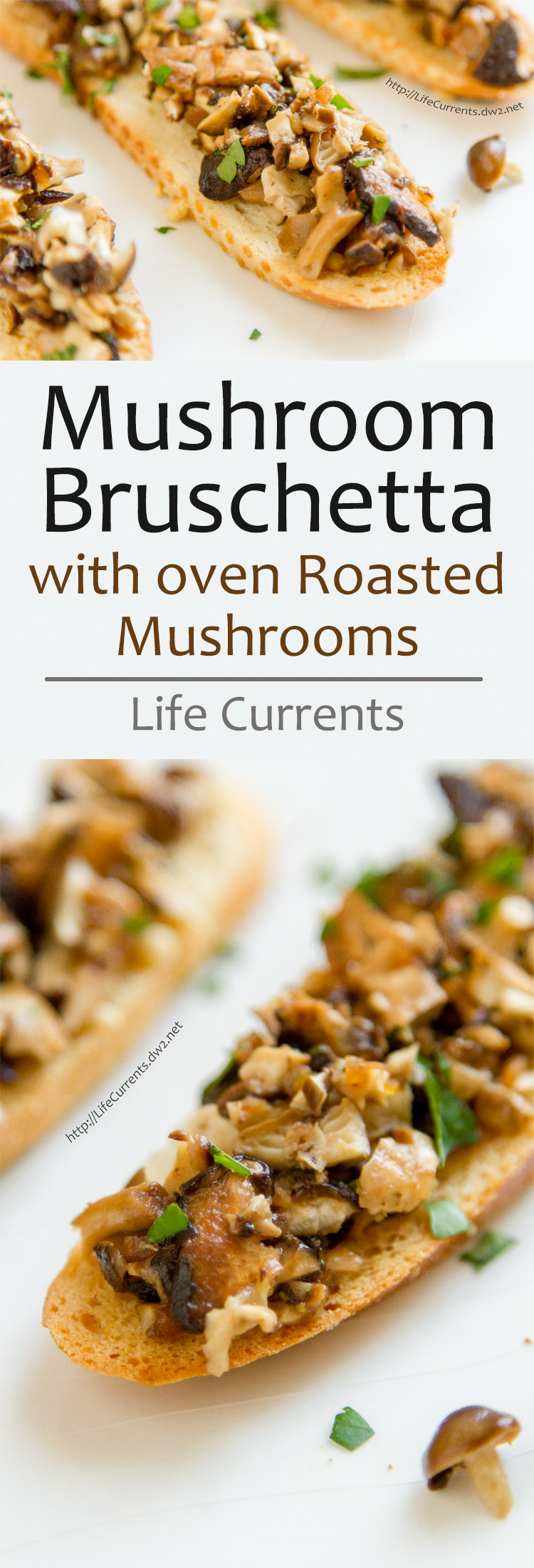 Mushroom Bruschetta is a super tasty and easy to make appetizer that's sure to please any mushroom lover!