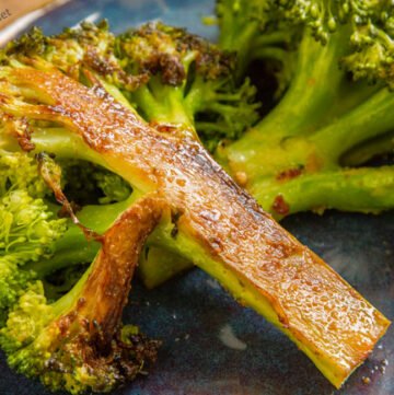 Caramelized Broccoli is a perfect side dish, and even people who don't think they like broccoli will LOVE this easy side dish!
