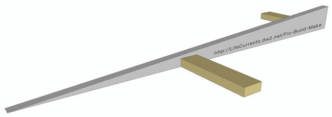 Wheelchair Accessible Ramps Post with Free Building Plans DIY Ramps Install 1st Spreaders (view B)