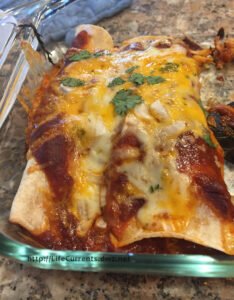 These Shrimp and Crab Enchiladas were the perfect balance of nice seafood flavors and Mexican flavors, and all wrapped in a nice complex sauce. The perfect comfort food!