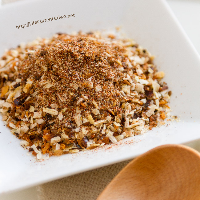 Roasted Chipotle & Garlic Spice Mix -- This is a really versatile spice mix. Try making soup from the Roasted Chipotle & Garlic Spice Mix by adding it to hot water or broth. Try a simple sour cream dip. Anywhere you want a little extra flavor, that's the place to use this.