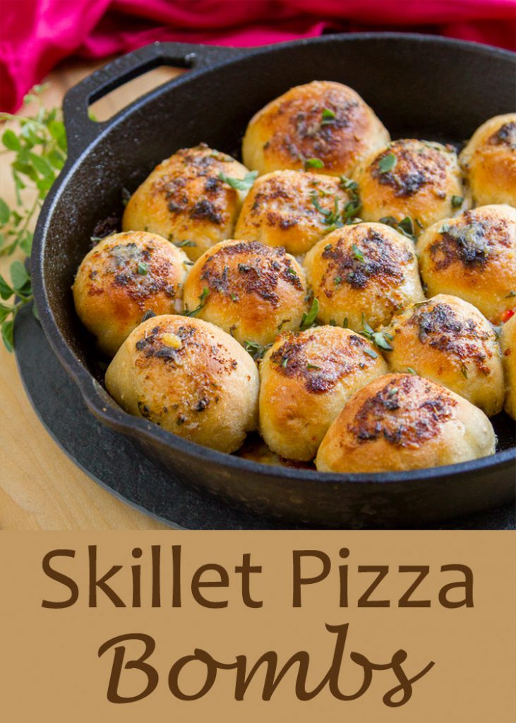 Skillet Pizza Bombs for Tailgating Snacks Month on Life Currents