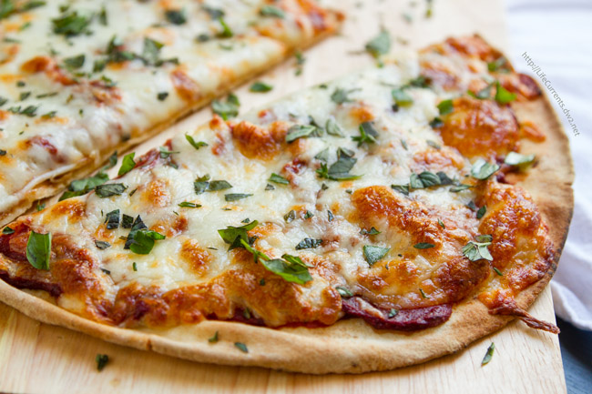Beer and Pizza Night with a recipe for Easy Garlic and Herb Pizza 