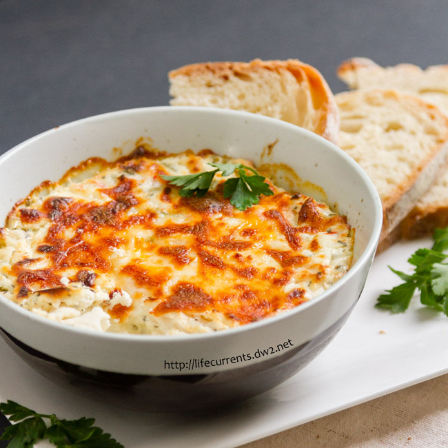 Hot Crab Dip is rich and creamy and makes a delicious appetizer that you can't stop eating!