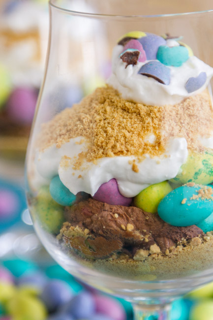 Easy M&Ms&reg; Easter Individual Parfaits