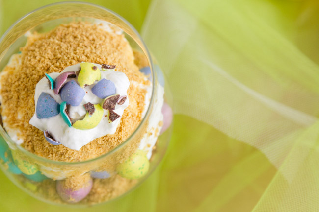 Easy M&Ms&reg; Easter Individual Parfaits