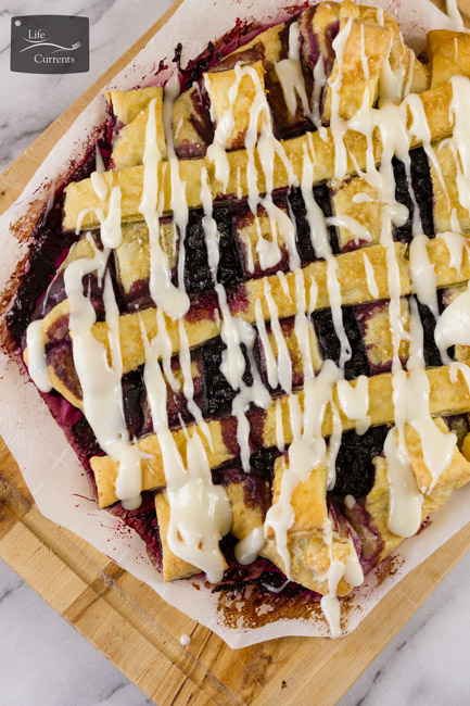 Blueberry Breakfast Pastry filled with cream cheese and yummy wild blueberries will be your family's favorite breakfast treat