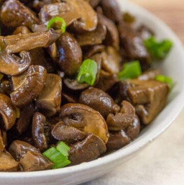 Crock Pot {or Slow Cooker} Mushroom Asada or Hongos Asada in Spanish are vegan, vegetarian, gluten-free, and perfect for Cinco de Mayo or any Taco Tuesday!