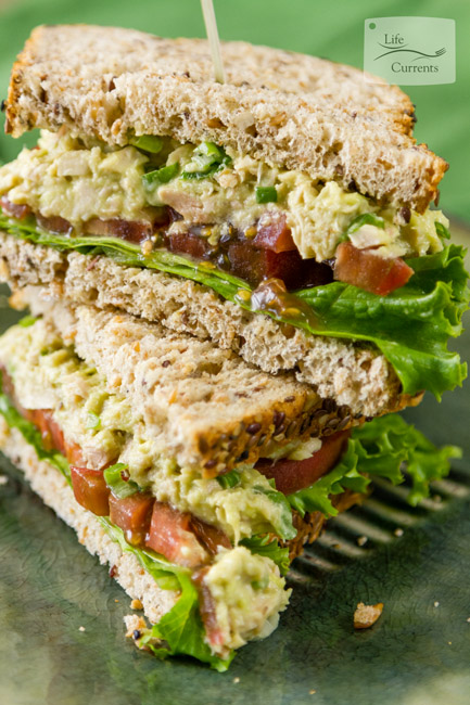Avocado Tuna Salad Sandwich -- With no mayo, you can feel great about eating this heart-healthy yummy treat! Of course, having the most fantastic tuna ever really helps make it amazingly good!