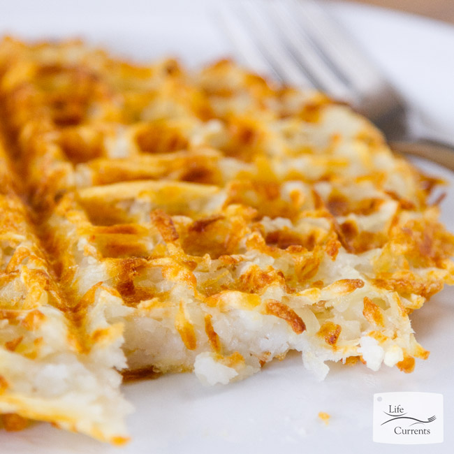 close up on Hash Browns 