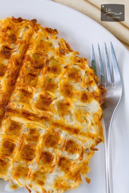 Waffle Iron Hash Browns - breakfast potatoes crispy golden brown perfect easy