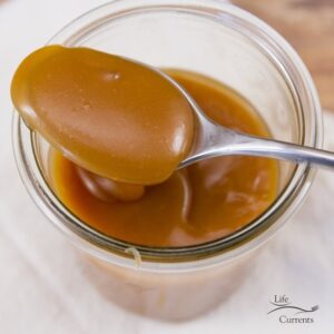 Salted Caramel Sauce Recipe to drizzle over cake, ice cream, anything!