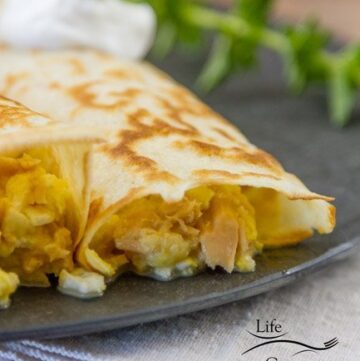 Tuna, Egg, and Cheese Crepes recipe - great comfort food at home