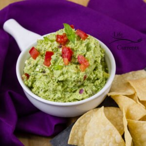 Mediterranean Avocado Feta Dip recipe - a great healthy appetizer dip