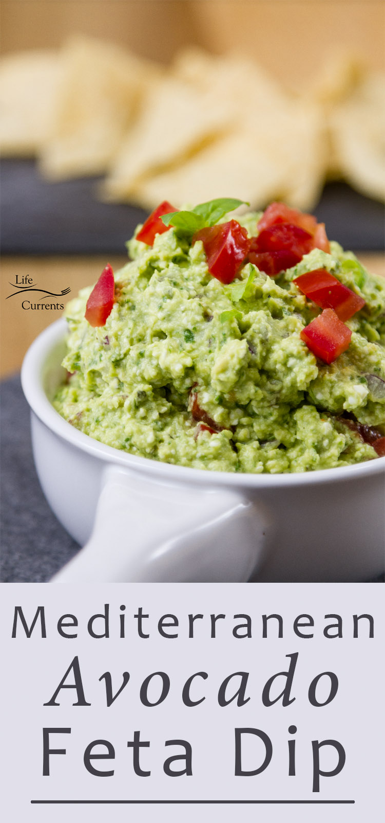 Smooth and creamy, this Mediterranean Avocado Feta Dip is filled with wonderful earthy basil and salty feta cheese. This dip will be welcome at your next party!