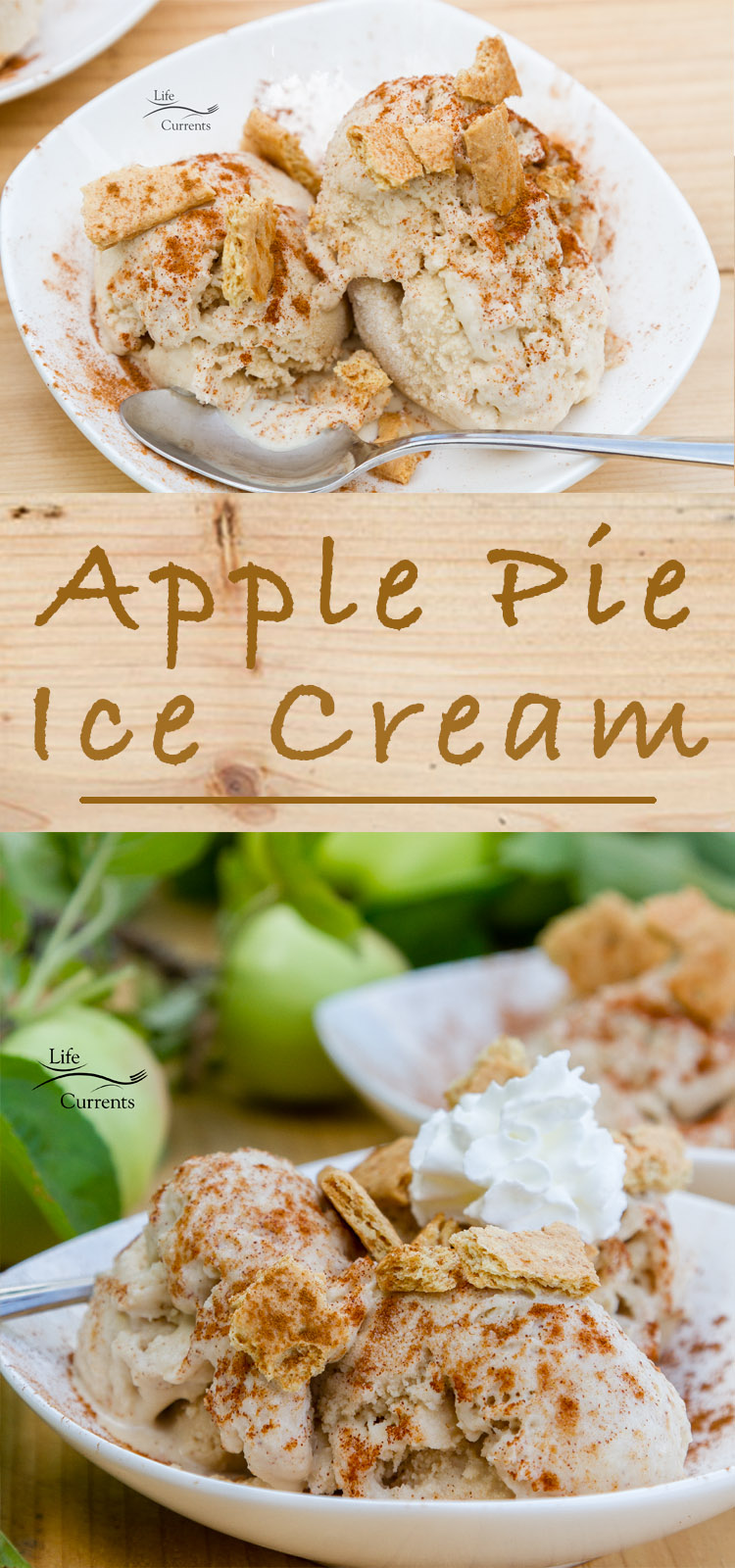 Have your apple pie and your a la mode all in one delicious frozen treat that's as classic and American as Apple Pie