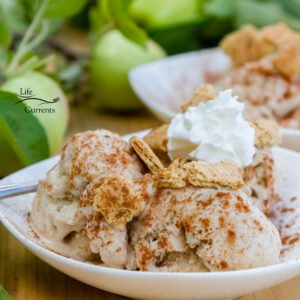 Apple Pie Ice Cream - have your apple pie and your a la mode all in one delicious frozen treat that's as classic and American as Apple Pie!
