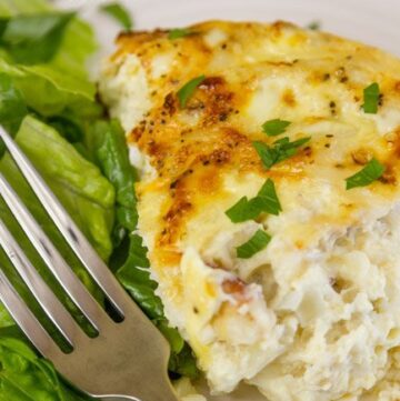 Crab and Shallot Frittata - great for breakfast, brunch, lunch, or dinner!
